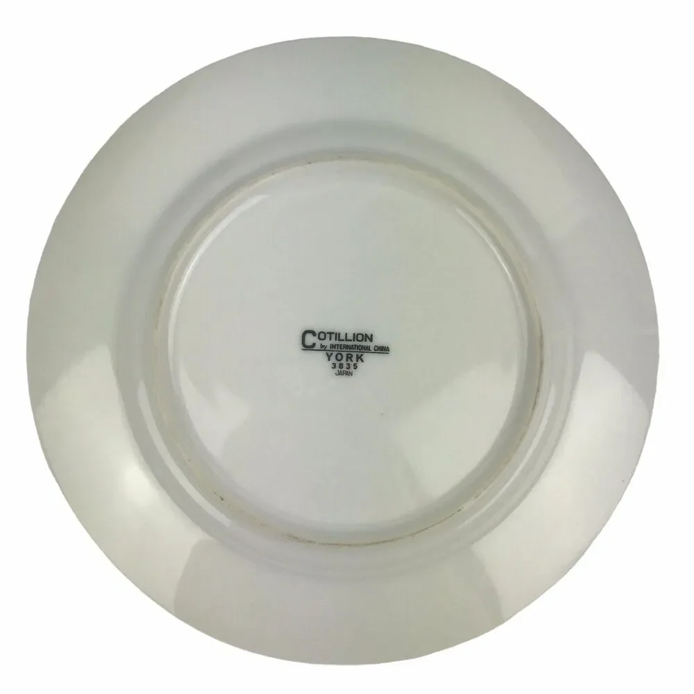 International China Cotillion York 3835 Set of 5 Salad Plates 7.5